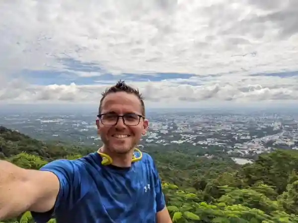Image of Brett hiking in Chiang Mai, Thailand